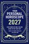 "Your Personal Horoscope 2027" steht groß in der Mitte. Sterne und dekorative Elemente umrahmen den Text., Buch