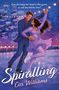 „FINAL COVER COMING SOON“ auf gelbem Kreis. Der Titel „SPIRALLING“ und „Cici Williams“ stehen zentral. Unten „avon.“, Buch