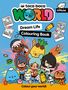 "Toca Boca World: Dream Life Colouring Book. Official. Colour your world!" Bunte Cartoon-Figuren auf farbigem Hintergrund., Buch