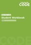 Text: "Start the Code", "Student Workbook", "Name:", "Little Wandle CODE". Grüner Hintergrund mit Logo und Eule., Buch