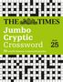 THE TIMES, Jumbo Cryptic Crossword, 50 world-famous crossword puzzles, Book 25. Ein Rätselgitter ist sichtbar.