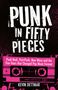 „Punk in Fifty Pieces” oben, darunter ein pinkes Kassettendesign, Name: Kevin Dettmar., Buch