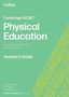 "Cambridge IGCSE Physical Education: Teacher’s Guide" auf grünem Hintergrund mit gelbem Linienmuster rechts.