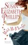 „Match Me If You Can“ von Susan Elizabeth Phillips. Frau in weißem Top, rotbraunes Haar weht. Rote Herzen fliegen.