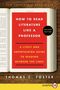 Thomas C. Foster: How to Read Literature Like a Professor LP, Buch
