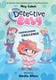 Titel: "Detective Baby: Cheerleader Challenge". Illustration von drei Cartoon-Mädchen, eines mit Detektivkleidung.