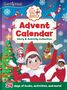 "Advent Calendar: Story & Activity Collection. 24 days of books, activities, and more!" zeigt Elfen und einen Weihnachtsbaum.