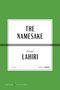 "The Namesake" von Jhumpa Lahiri, veröffentlicht 2003. Grüner Hintergrund, minimalistische Gestaltung., Buch