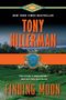 Texte: "New York Times Bestseller", "Tony Hillerman", "The action is unrelenting." - New York Times Book Review, "Finding Moon". Illustration: farbige Maske. Hintergrund: Tropenlandschaft mit Reisterrassen., Buch