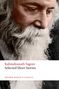 Der Text sagt: "Rabindranath Tagore, Selected Short Stories, Oxford World's Classics." Das Cover zeigt ein Porträt eines Mannes mit Bart., Buch