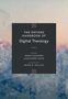 "THE OXFORD HANDBOOK OF Digital Theology," bearbeitet von Jonas Kurlberg und Alexander Chow. Hintergrund: abstrakte Aquarelltöne.