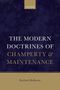 Rachael Mulheron: The Modern Doctrines of Champerty and Maintenance, Buch