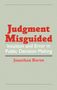 Jonathan Baron: Judgment Misguided, Buch