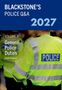 "BLACKSTONE'S POLICE Q&A 2027. VOLUME 3 General Police Duties. Anjali Howard." Ein Polizist in gelber Jacke von hinten., Buch