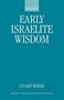 Stuart Weeks: Early Israelite Wisdom, Buch
