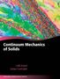 Lallit Anand: Continuum Mechanics of Solids, Buch