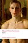Text: "Edward Prime-Stevenson, Imre, OXFORD WORLD'S CLASSICS." 
Illustration: Ein junger, nackter Mann mit ernstem Ausdruck vor einem Spiegel., Buch