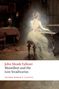 "John Meade Falkner: Moonfleet and the Lost Stradivarius. Oxford World’s Classics." Eine Frau spielt Klavier, im halbdunklen Raum., Buch
