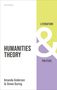 Amanda Anderson: Humanities Theory, Buch