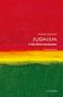 "Judaism: A Very Short Introduction, Third Edition" mit buntem abstraktem Kunstdesign in Rot, Gelb und Grün., Buch