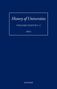 History of Universities: Volume XXXVII/1-2, Buch