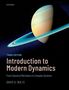"Introduction to Modern Dynamics", dritte Edition, von David D. Nolte. Saturn mit seinen Ringen vor einem Sternenhimmel.