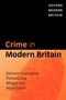 Eamonn Carrabine: Crime in Modern Britain, Buch