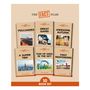 "The Fact Files" Buchreihe: "Volcanoes", "Great Game!", "Awesome Autumn", "A Super Trip", "Fun Up High in the Sky", "First Responders".