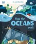 Titel: "How the Oceans work" von Dr. Lucía Pérez Díaz. Illustration zeigt Meer, Unterwasserwelt, Berge und ein U-Boot.