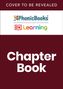 Text: "COVER TO BE REVEALED", "Phonic Books", "DK Learning", "Chapter Book". Zwei Logos oberhalb des Textes.