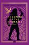 "THE COMING OF THE IMMORTALS and Other Tales" von Roger Lancelyn Green. Silhouette eines Mannes mit Blitz auf violettem Hintergrund.