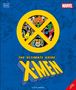 "THE ULTIMATE GUIDE X-MEN" in gelber Schrift. Ein gelbes X mit Comic-Figuren auf blauem Hintergrund.