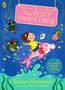 Text: "How to Grow MAGIC: The Pesky Pirate Crew, From the world of the bestselling picture book series by Rachel Morrisroe and Steven Lenton, Coming Spring 2027." Ein Pinguin-Logo unten. Hintergrund in Grün.