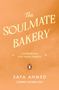 Text: The Soulmate Bakery. A delightful new cosy fantasy romance. Safa Ahmed. Coming Autumn 2026.  
Unter orangefarbener Hintergrund., Buch