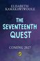 Text: "Elisabeth Kamakawiwoole", "The Seventeenth Quest", "Coming 2026". Dunkler Hintergrund mit Zahnradgrafiken. Ovales Logo unten.