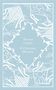 Text: "Truman Capote A Christmas Memory." Hintergrund: Hellblau mit weißen Drachenmotiven und einem weißen Rahmen., Buch
