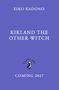 Texte: Eiko Kadono, Kiki and the Other Witch, A Puffin Book, Coming 2027. Blauer Hintergrund und ein Vogel-Logo., Buch
