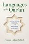"Languages of the Qur'an" und "Translation, Science, and Religion in Turkey". Grün-weiße Gestaltung mit geometrischem Muster.
