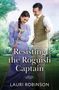 "Resisting the Roguish Captain" und "LAURI ROBINSON". Zwei Personen spielen Croquet in historischer Kleidung in einem Garten., Buch