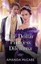"The Dollar Princess Dilemma" und "AMANDA McCABE". Ein elegant gekleidetes Paar in einem luxuriösen Raum., Buch