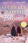 „Jenny Lane, Joss Wood: Secretly Worth Billions. 2 Books in One.“ Zwei Frauen sitzen auf einem Steg, Picknick am See., Buch