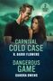 "2 Books in One: CARNIVAL COLD CASE von R. Barri Flowers, DANGEROUS GAME von Sandra Owens." Ein Paar vor Berglandschaft., Buch