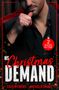 "His Christmas Demand" steht groß auf einem Cover. Ein Mann in schwarzem Anzug sitzt nachdenklich, rote Schrift.