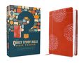 Zondervan: Niv, Quest Study Bible for Teens, Leathersoft, Coral, Comfort Print, Buch