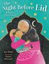 Titel: "The Night Before Eid: A Muslim Family Story". Eine ältere Frau umarmt liebevoll ein Kind.