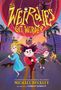 "The Weirdies Get Weirder". Zwei Kinder und ein Mädchen rennen auf einer Straße, ein Heißluftballon schwebt darüber., Buch