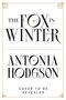 "The Fox in Winter" und "Antonia Hodgson" in großen Buchstaben. Darunter "Cover to be revealed". Elegante goldene Verzierungen., Buch