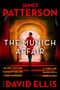 JAMES PATTERSON, THE MUNICH AFFAIR, 1931, HITLER, A THRILLER. Person in Rot vor einem Torbogen, dramatische Beleuchtung.