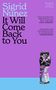 „Sigrid Nunez, It Will Come Back to You“, lila Hintergrund, Paar umarmt sich., Buch