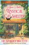 "Agnes Aubert's Mystical Cat Shelter" steht über einem gemütlichen Café mit Katzen, umgeben von Blumendekorationen.